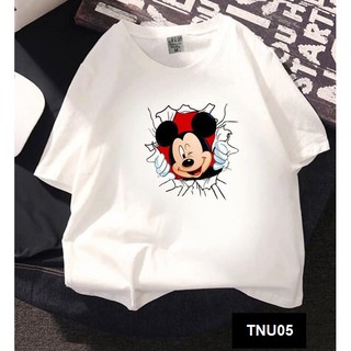 Áo Thun, Phông Nữ MICKEY MOUSE Mềm Mịn, Co Giãn, In Hình In sắc Nét Đủ Màu, Đủ size_ TNU05