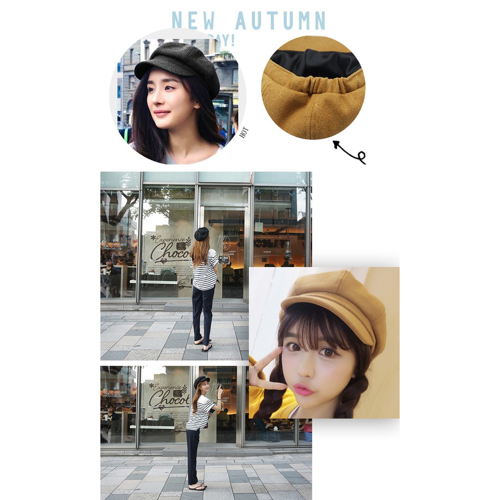 [Freeship đơn từ 0đ] FREESHIP 99K TOÀN QUỐC_Nón Nồi Retro Phong Cách Hàn Quốc P787