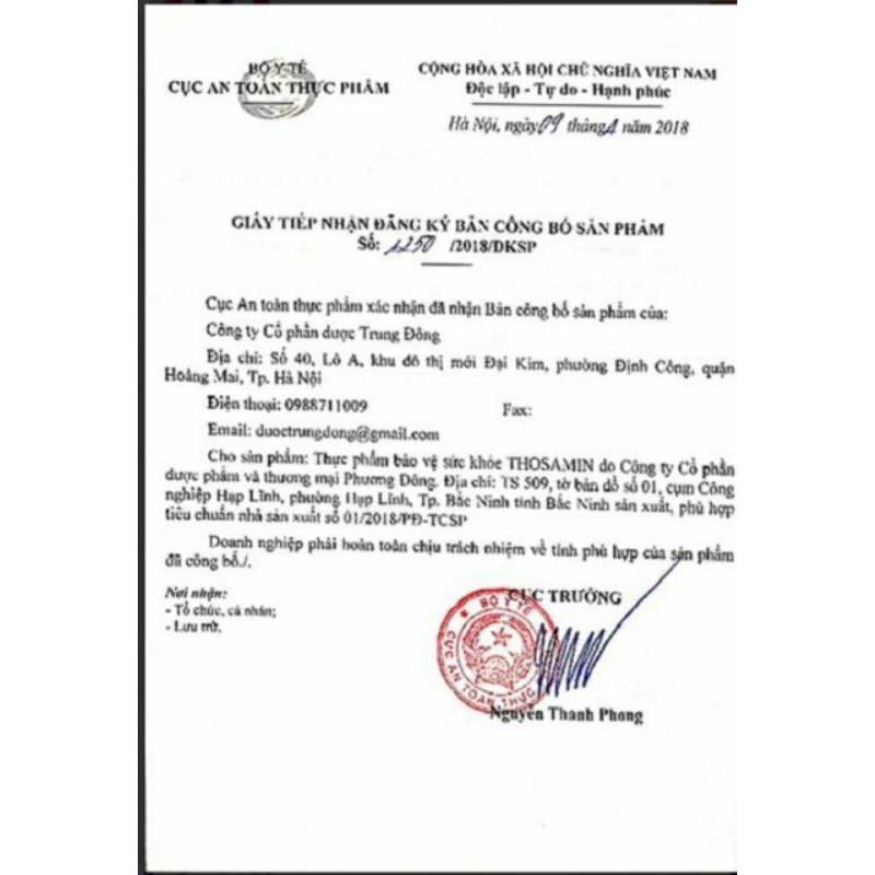 Thosamin - khử mùi hôi cơ thể, nách, miệng, chân