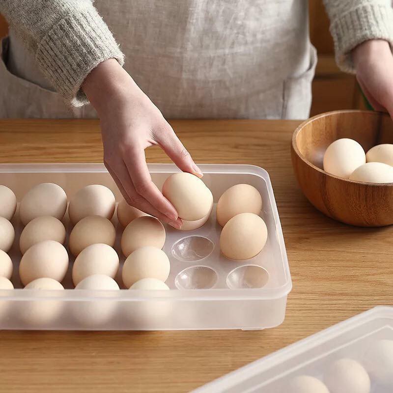 Hộp nhựa dựng trứng, khay đựng trứng 24 ô chất liệu nhựa cao cấp