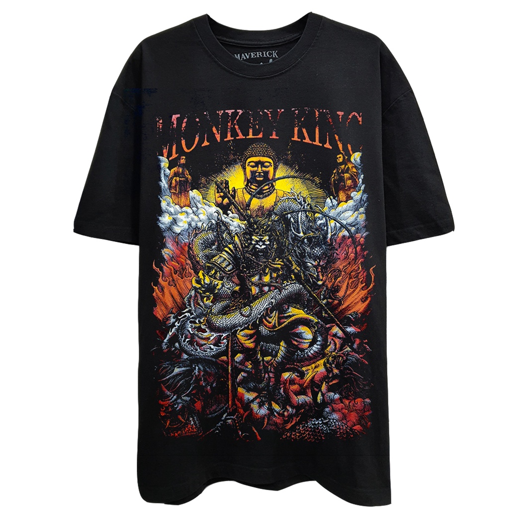 Áo Thun Unisex Tôn Ngộ Không Đấu Chiến Thắng Phật Underground Vải Cotton Cao Cấp Nam Nữ Form Mỹ Rộng Local Brand MVR