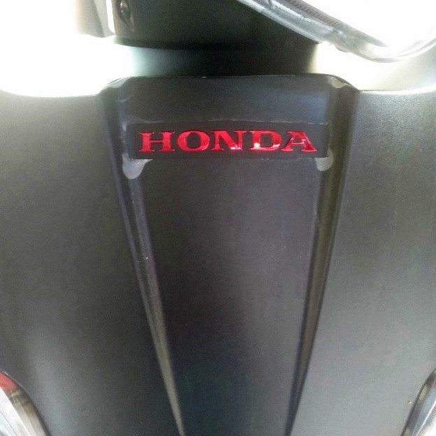 TEM HONDA CHỮ NỔI MÀU ĐỎ 8 CM HÀNG CAO CẤP SIÊU NÉT - 1 CÁI