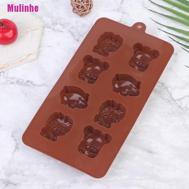 Khuôn Silicone Làm Bánh / Xà Phòng / Sô Cô La Hình Động Vật DIY