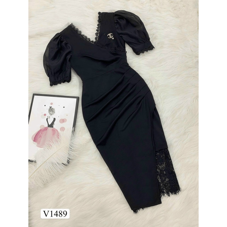 Đầm body dự tiệc sang chảnh tay ngắn siêu hot , tôn dáng quyến rũ cho các nàng KME FASHION