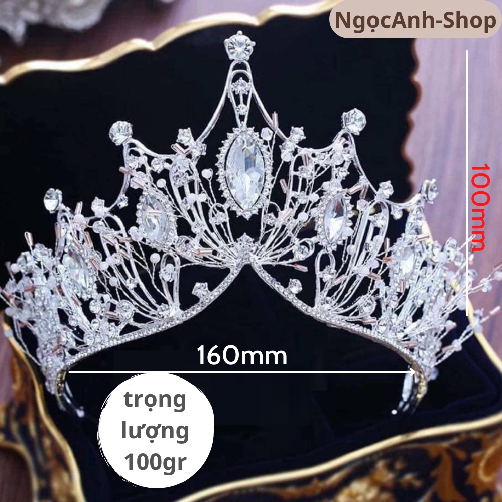 Vương miện cưới đính đá chụp ảnh cô dâu NgọcAnh Shop vm 56