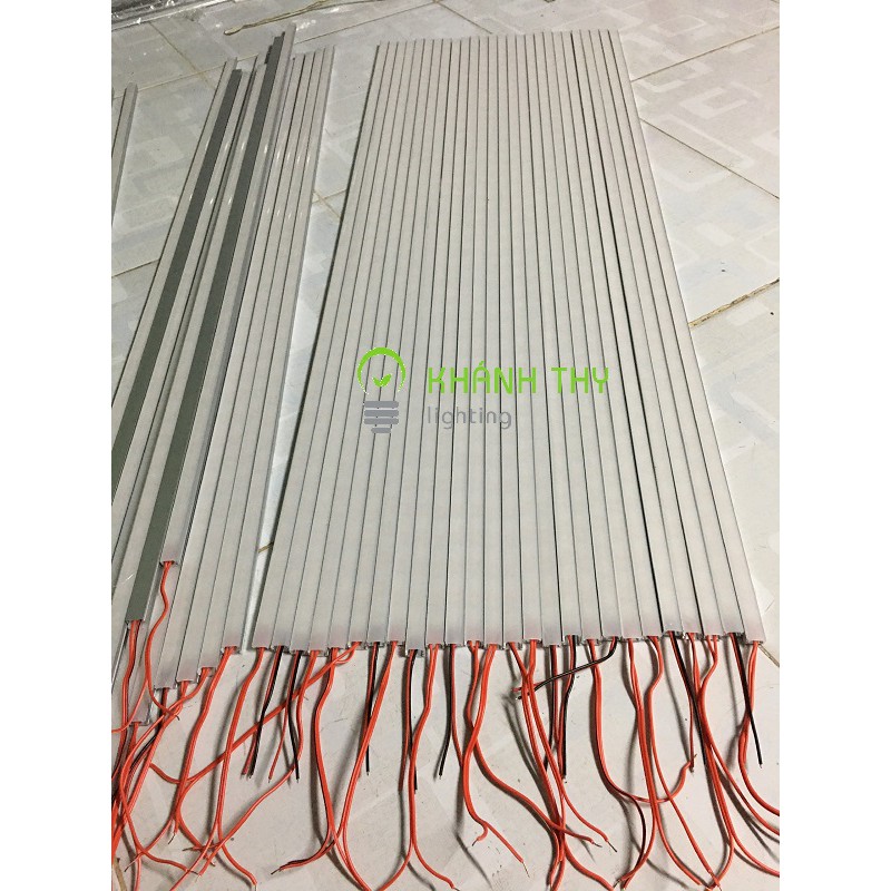 Đèn led thanh nhôm lắp nổi 13x7mm tủ bếp