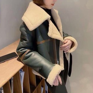Áo khoác da phối lông hàng cao cấp