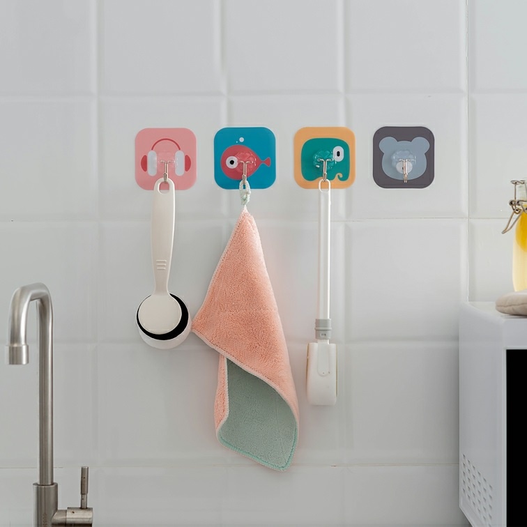 Móc dán tường họa tiết 3D siêu dính
