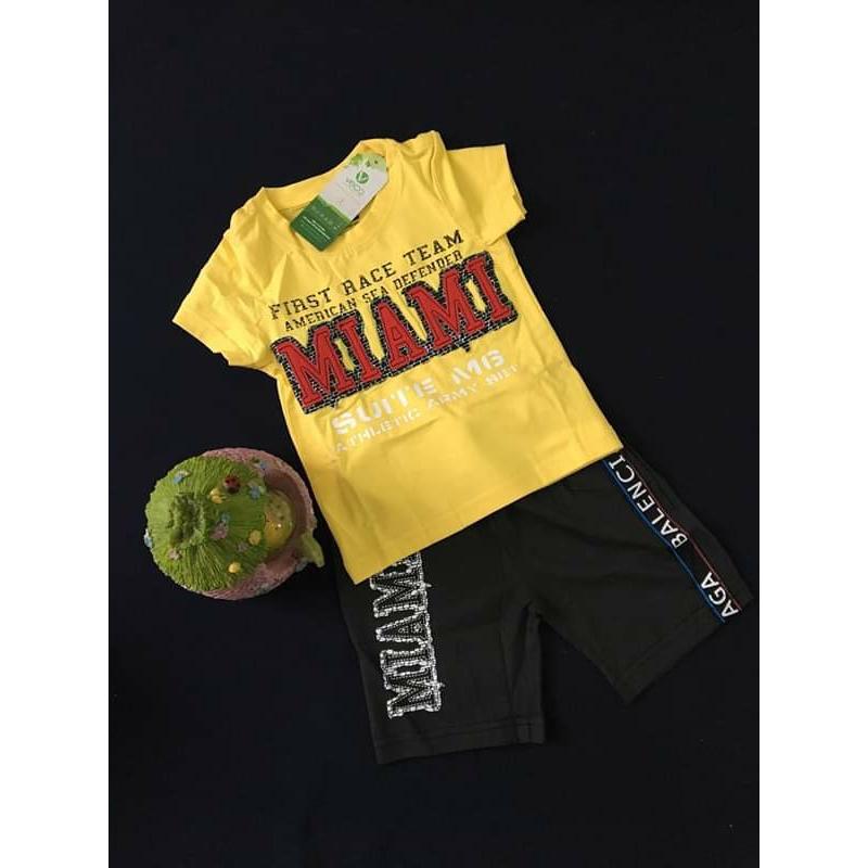 Đồ bộ tay ngắn chữ MIAMI