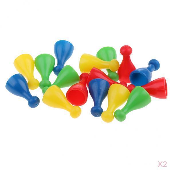 Bộ 32 Quân Cờ Nhiều Màu Sắc Dùng Để Chơi Game