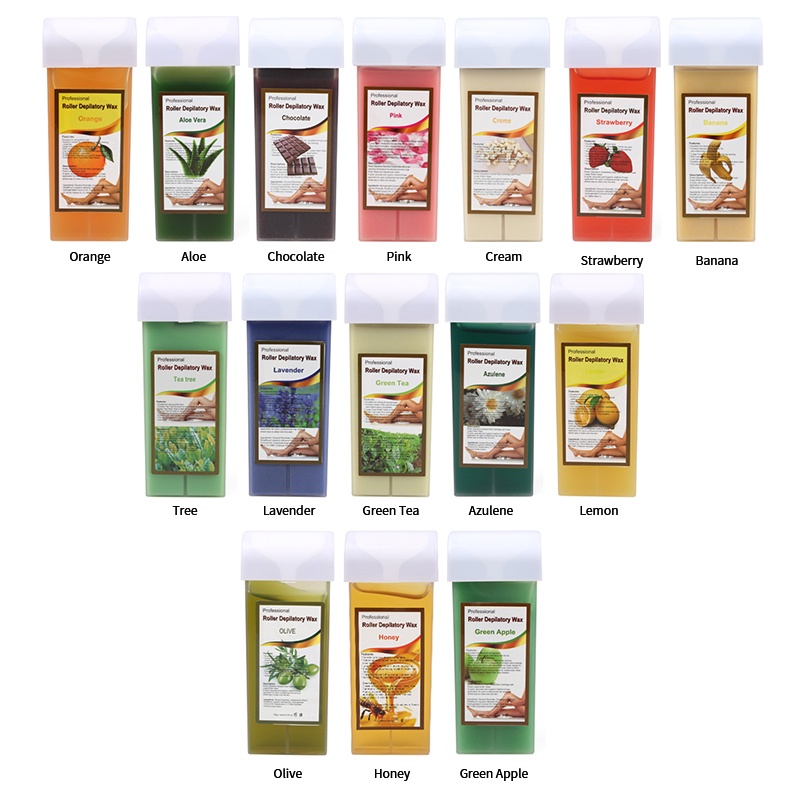 Sáp wax lông nóng SUMAX có đầu lăn tiện lợi dễ sử dụng 100g