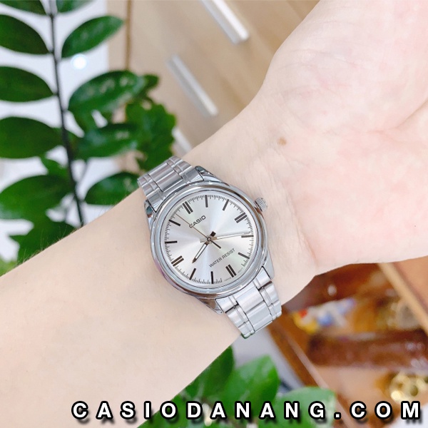 Đồng hồ nữ dây kim loại Casio chính hãng Anh Khuê LTP-V005D-7AUDF (28mm)
