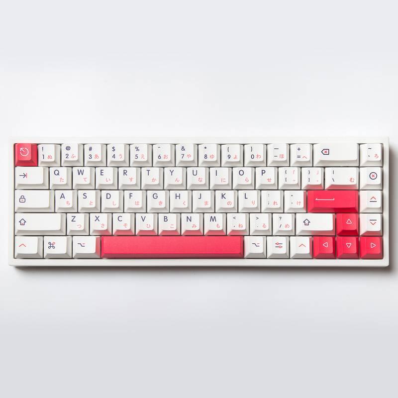 Nút bàn phím cơ Kon Momo Keycap Pbt Cherry với chữ bên dưới 61/64/68/84/96/980