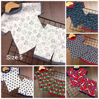 Combo 10 bộ quần áo bé trai