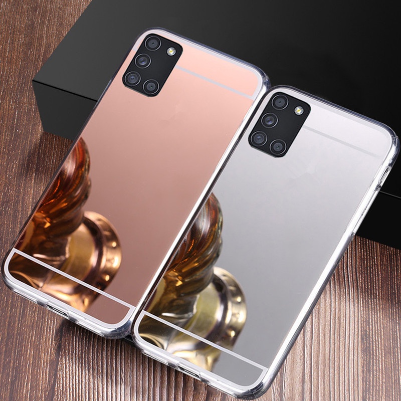 Ốp điện thoại tráng gương thời trang cho Samsung A21S A70 A70S A51 A71 A32 A52 A72 M10 M20 M30