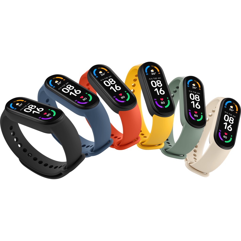 Vòng Đeo Tay Thông Minh Xiaomi Mi Band 6 - Theo Dõi Sức Khoẻ, SpO2, Nhịp tim, Chế Độ Phụ Nữ,... [CHÍNH HÃNG]