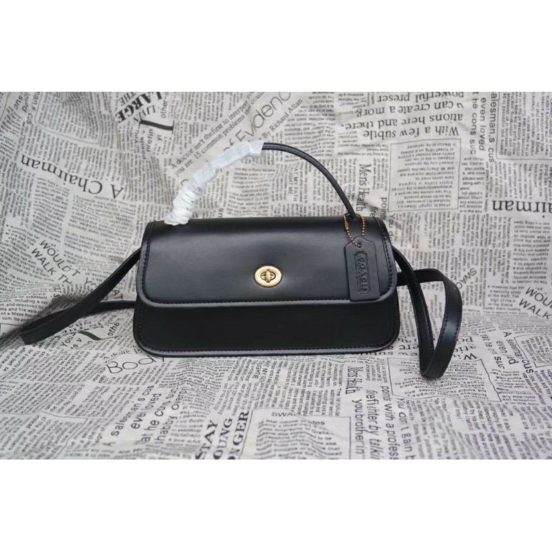 ❤️COACH TURNLOCK CLUTCH CROSSBODY BAG