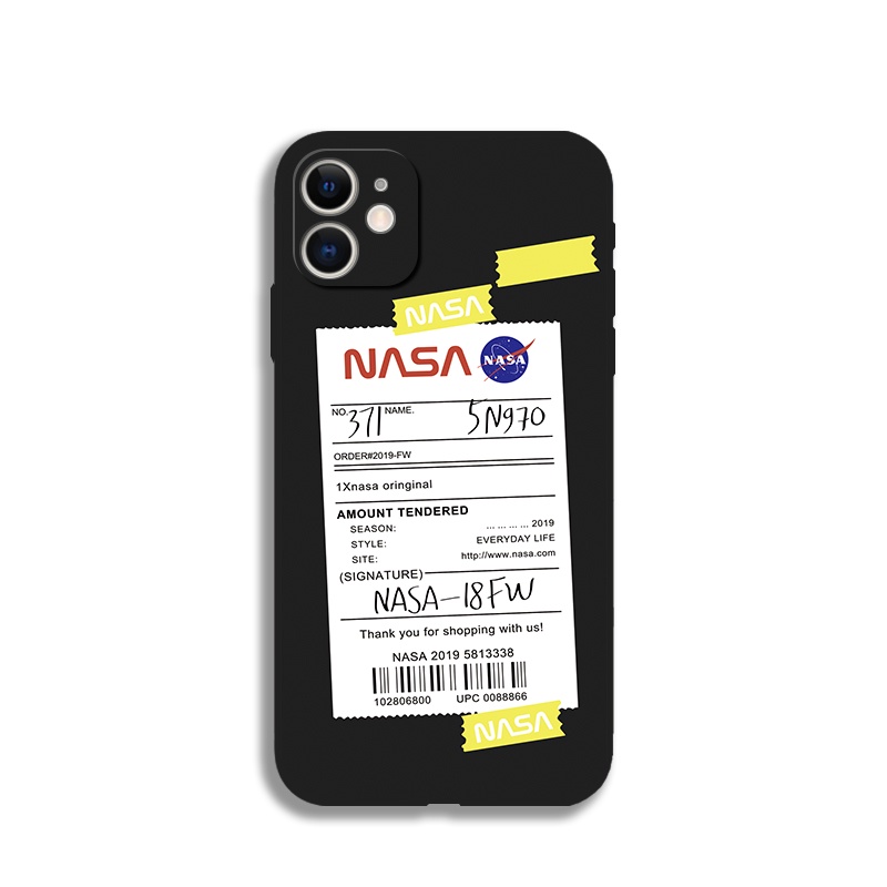 Thời Trang Ốp Điện Thoại Silicon Mềm Hình nasa Cho iphone 12 13 mini 11 14 pro xs max 6s 7 8 plus x xr