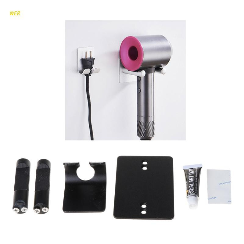 Giá Đỡ Gắn Tường Bằng Kim Loại Chống Nước Chống Rỉ Sét Cho Máy Sấy Tóc