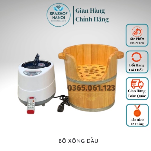 Bộ Xông Đầu ( Máy và chậu xông đầu ) - Dùng SPA -Thẩm Mỹ Viện