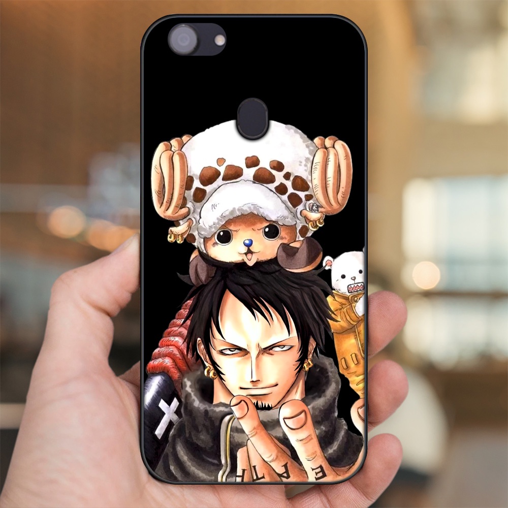 Ốp lưng Oppo F5, F5 Youth, F7 viền đen in hình Law One Piece