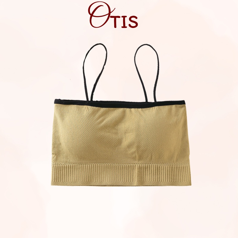 Áo Ngực Gân Tâm Nữ Đệm Su 2 Dây Cotton Cao Cấp Siêu Co Giãn OTIS - 1537