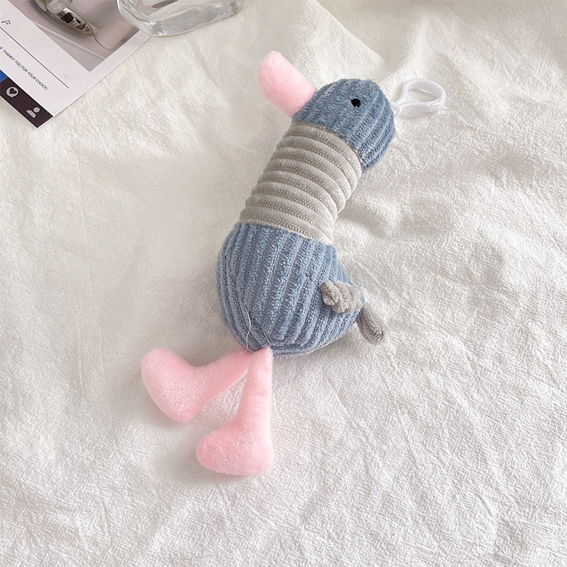 Móc khóa hình chú vịt nhồi bông dễ thương cho nữ