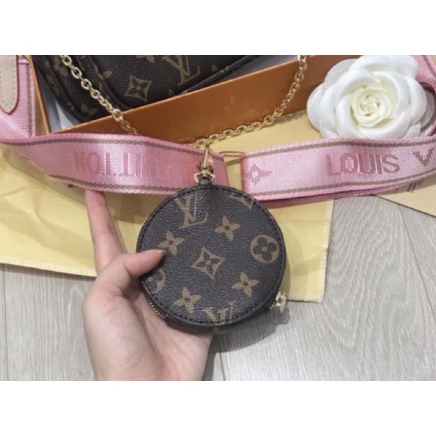 Sét 3 món LLlvvvv dây hồng và nâu hàng cao cấp