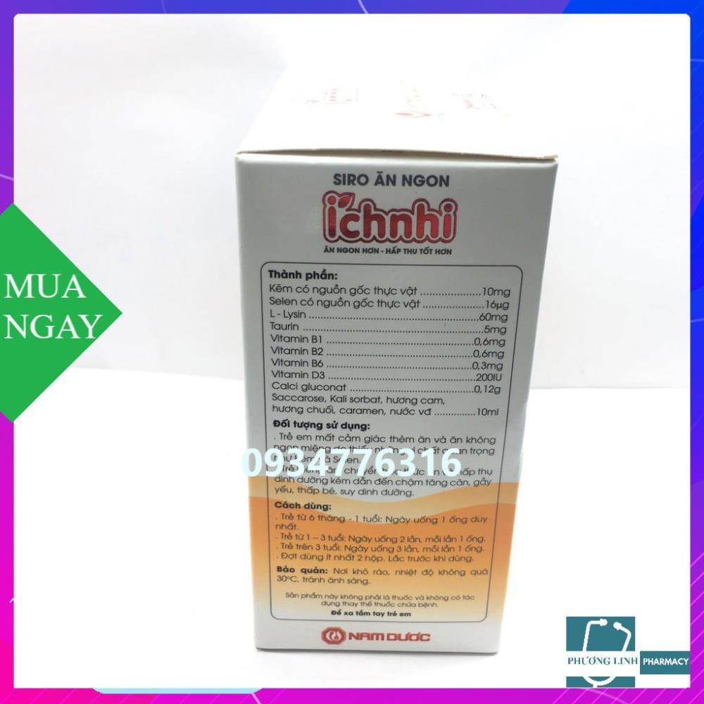 Siro Ăn Ngon Ích Nhi dạng ống 10ml