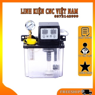 Bơm nhớt, bơm dầu máy CNC loại nhựa - nhôm - tự động