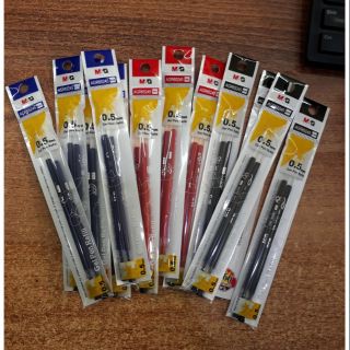 10 vỉ ruột bút gel MG 0.5mm dài 13Cm- Thay cho bút gel Q7 (20 chiếc)