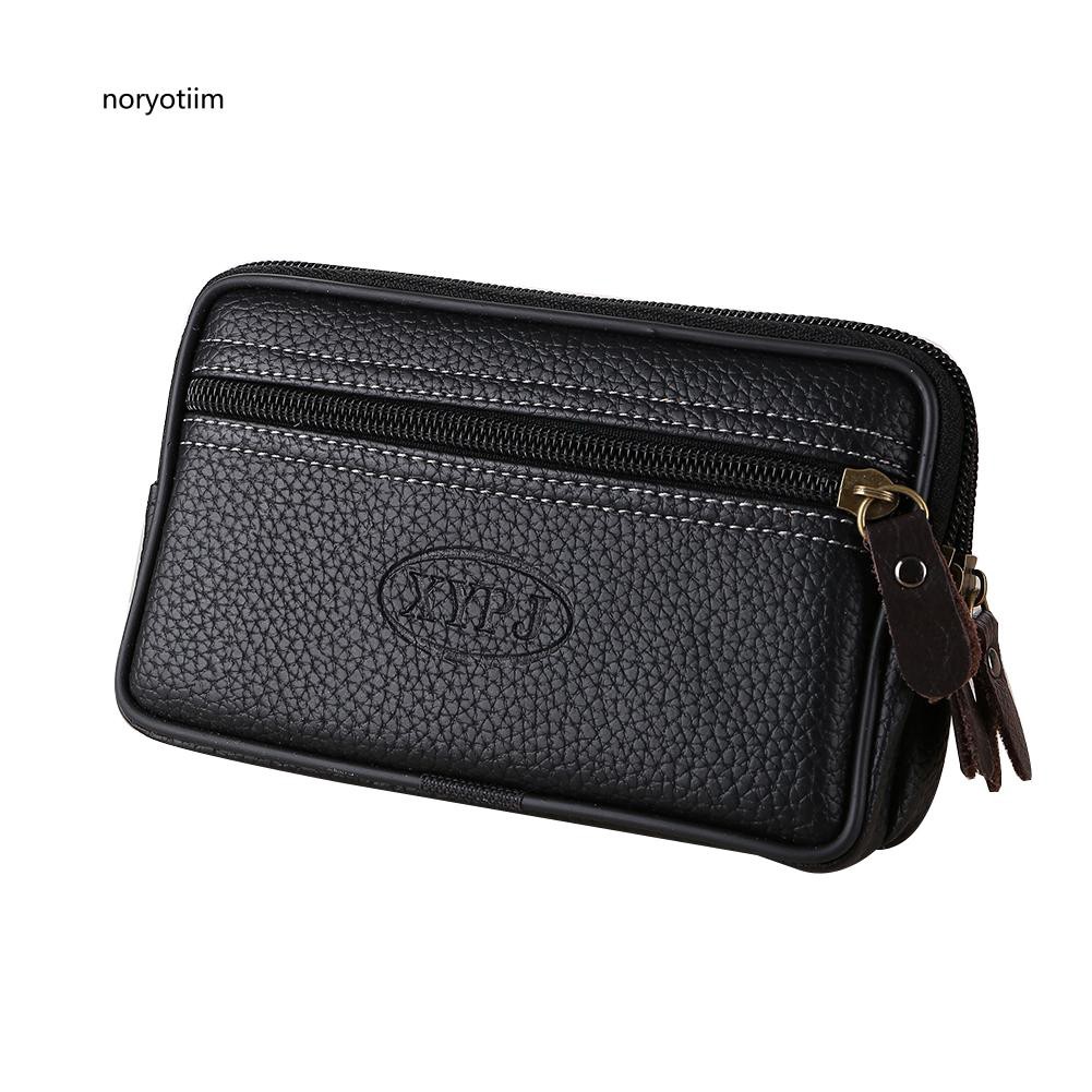 Ví da đựng điện thoại phong cách vintage cho nam