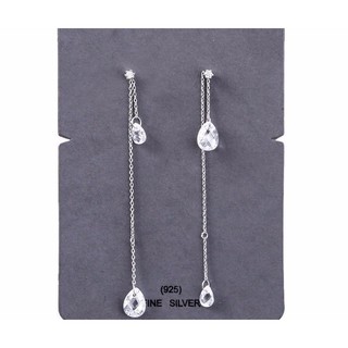 Bông Tai Pha Lê Bạc 925 S445