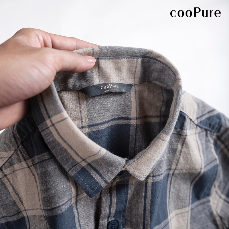 Áo sơ mi nam cooPure Extra Fine Cotton Casual, thiết kế hiện đại NO.1655 (5 màu) | BigBuy360 - bigbuy360.vn