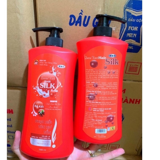 Dầu gội bồ kết hoa bưởi Hair Silk cty 1000ml