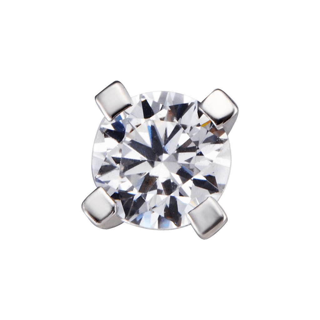 Bông tai Bạc đính đá CZ PNJSilver XM00K000180