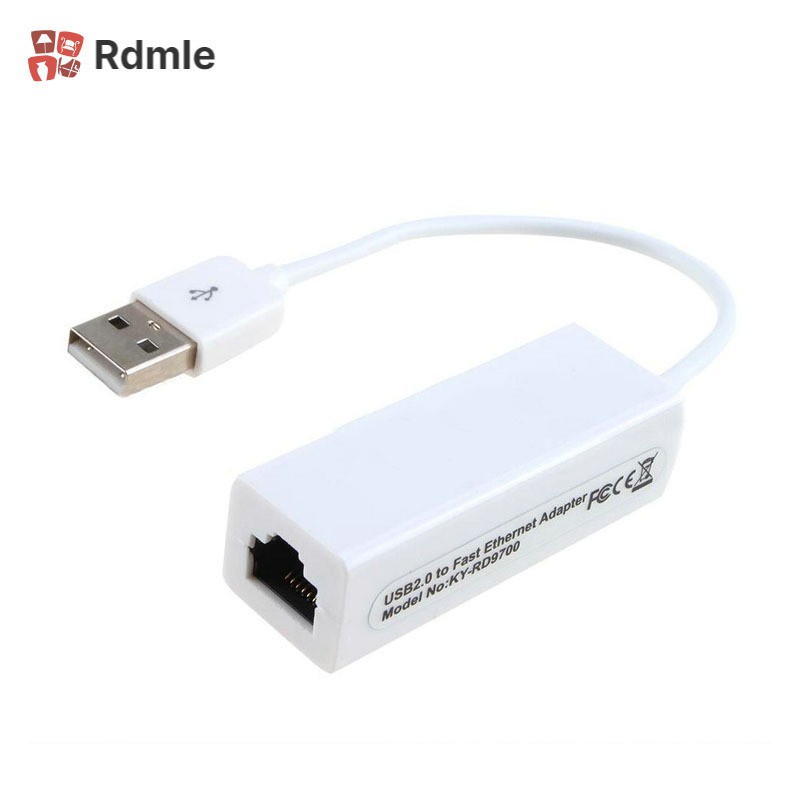 Bộ Chuyển Đổi Mạng Lan Rdmle Usb 2.0 Sang Rj45 Ethernet Lan 10 / 100mbps Cho Win 7 / 8 / 10