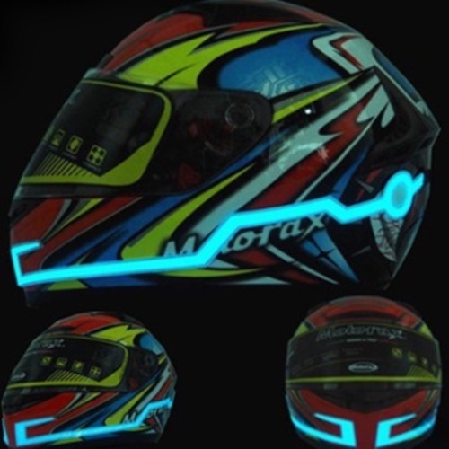 Bộ dây đèn LED KEVANLY trang trí mũ bảo hiểm xe mô tô