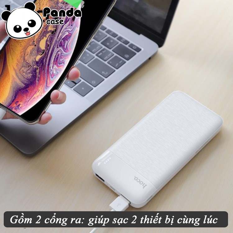 Pin Sạc Dự Phòng 10000mAh HOCO CJ1 - 2 Cổng Sạc – Chính Hãng - Có Đèn LED báo Pin