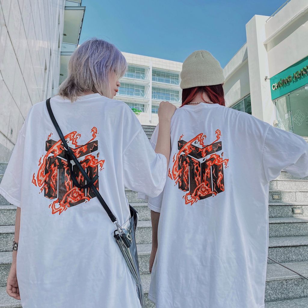 Áo Thun Nam Nữ  Sanminhchau Unisex Tay Lỡ , Áo Phông Tay Lỡ Unisex Form Rộng Oversize Streetwear