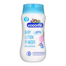 Sữa dưỡng da Kodomo Baby Lotion Powder Xanh (180ml) Ngăn Ngừa Rôm sảy Và Hăm Tã Cho Bé
