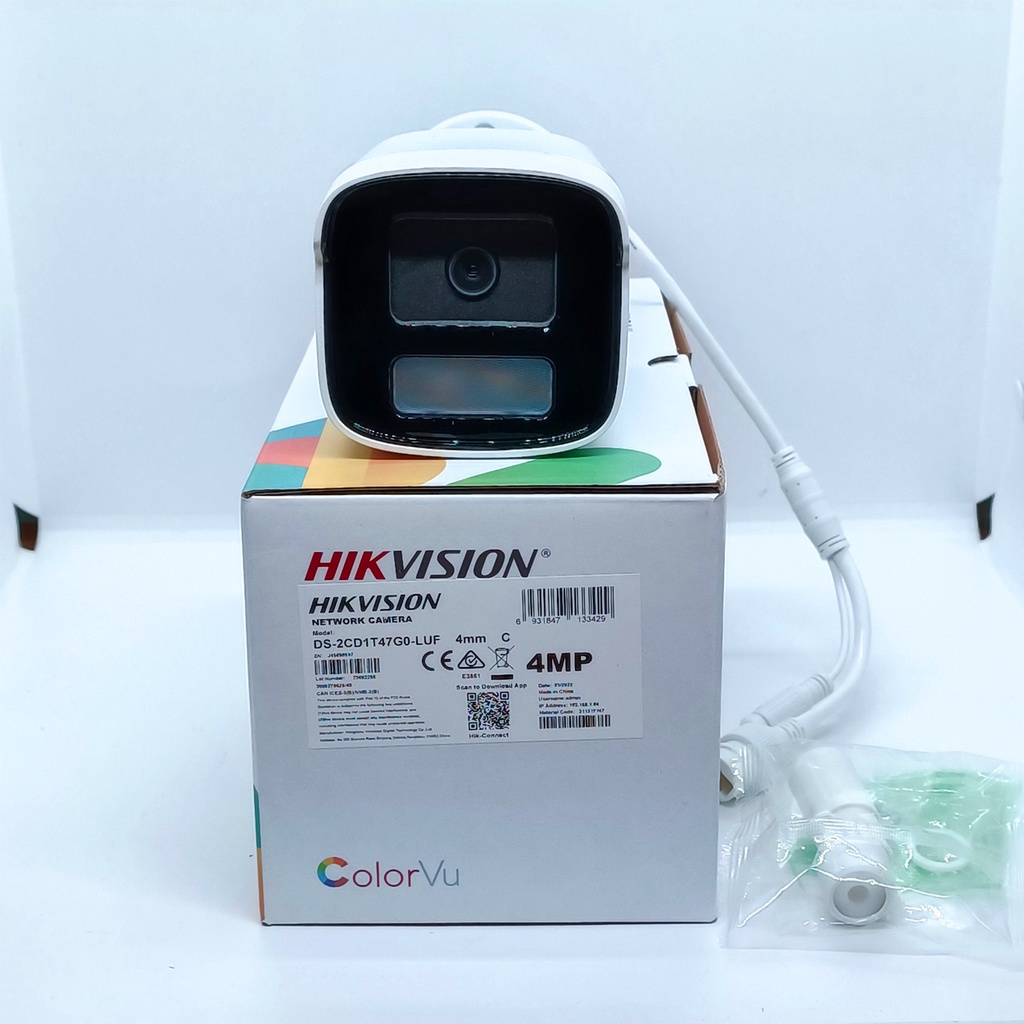 Camera IP POE 4.0MP/2K  DS-2CD1T47G0-LUF  - Hàng chính hãng