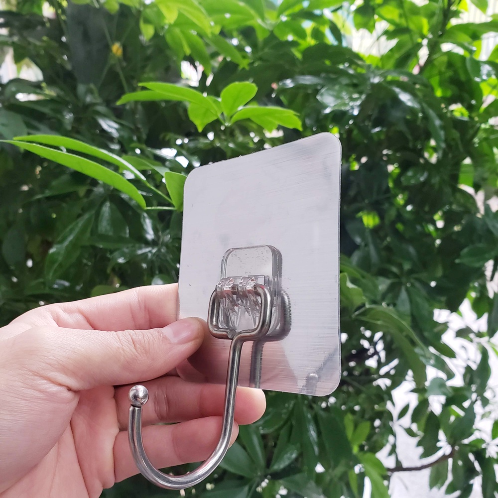 Móc treo tường móc treo đồ dán tường siêu dính chịu lực 5kg