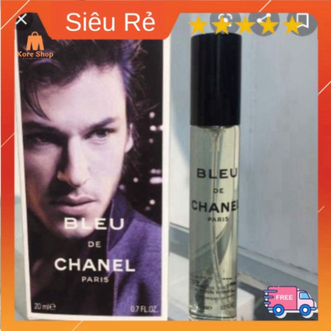 [Có Deal] Nước Hoa Nam Tính Lịch Lãm BLEU DE CHANEL Mini 20ml | Thế Giới Skin Care