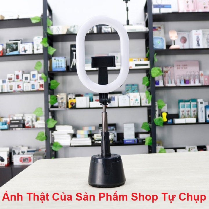 Đèn Livestream A10 Thông Minh, Kiêm Kẹp Điện Thoại, Tự Nhận Diện Khuôn Mặt, Xoay 360 Độ - Chụp Ảnh - Quay Video