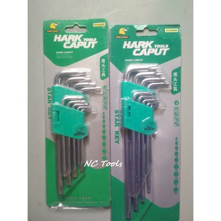 Bộ lục giác bông xi mờ 9 món