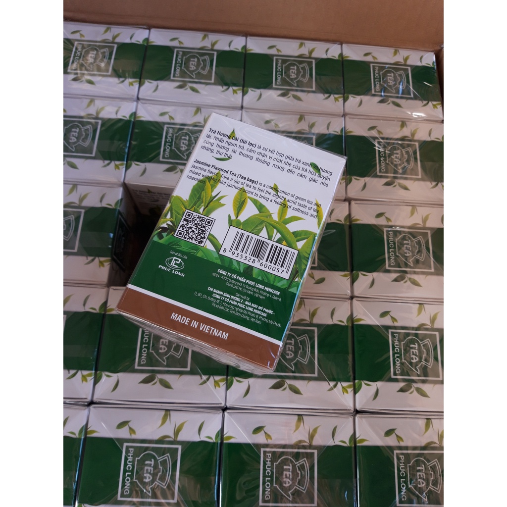 1 thùng Trà túi lọc Phúc Long 20 hộp - 2g * 25 gói/hộp