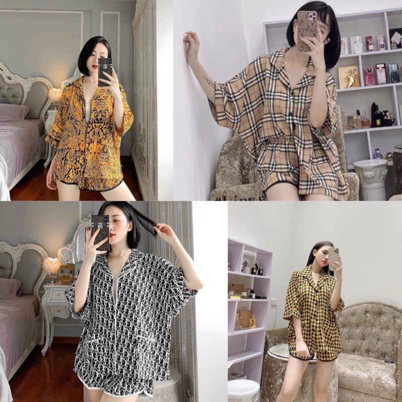 PYJAMA ĐÙI LỤA MAINGO HÀNG CAO CẤP