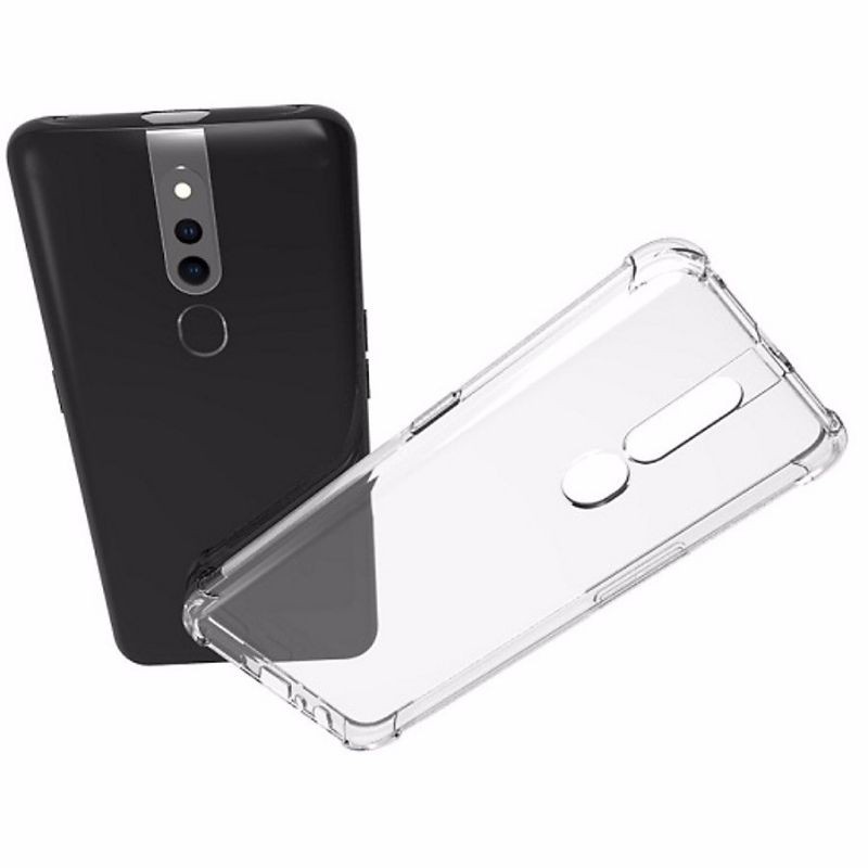 OPPO F11 Pro_Ốp lưng dẻo Silicon bo 4 cạnh chống sốc bảo vệ máy ( Trong suốt )