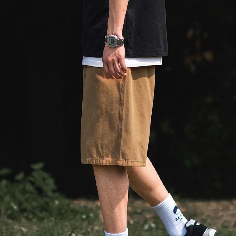 【M-4XL】Quần ngắn ống rộng Nhiều Túi Phong Cách Hip Hop Chống Mài Mòn Thời Trang Mùa Hè Cho Nam